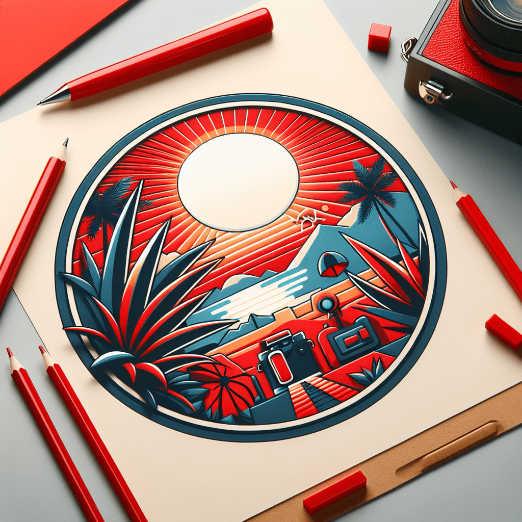 Create a visually appealing and relevant image that represents a generic title. Utilize bright red as the main accent color in the composition. The style should resemble Photorealism to give a realistic, photo-like appearance.